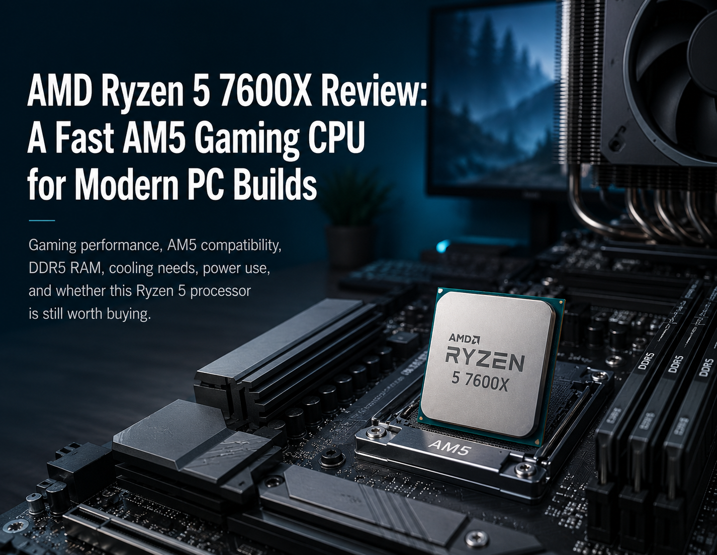 AMD Ryzen 5 7600X Review: AM5 Gaming CPU with DDR5 and PCIe 5.0