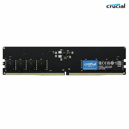 Crucial 32GB 1 x 32GB DDR5 4800MHz CL40 Desktop Computer Memory Module