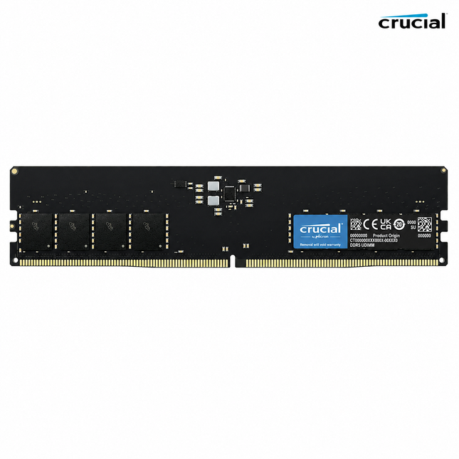 Crucial 32GB 1 x 32GB DDR5 4800MHz CL40 Desktop Computer Memory Module