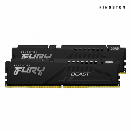 Kingston FURY Beast 64GB 2 x 32GB DDR5 6000MHz CL36 UDIMM Desktop PC RAM