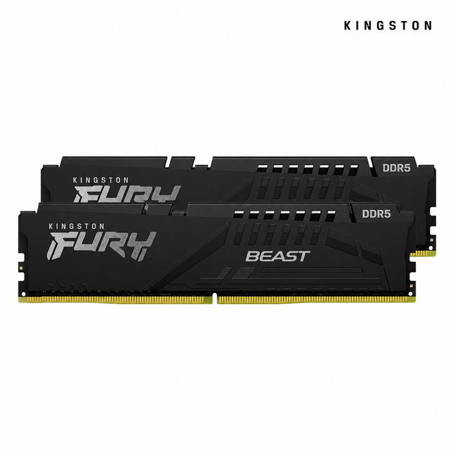 Kingston FURY Beast 64GB 2 x 32GB DDR5 6000MHz CL36 UDIMM Desktop PC RAM