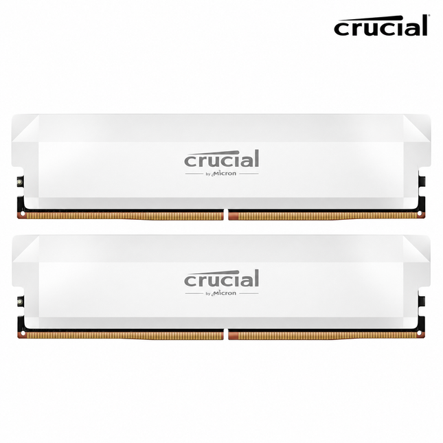Crucial Pro 64GB 2 x 32GB DDR5 6000MHz CL40 UDIMM Desktop Memory Module