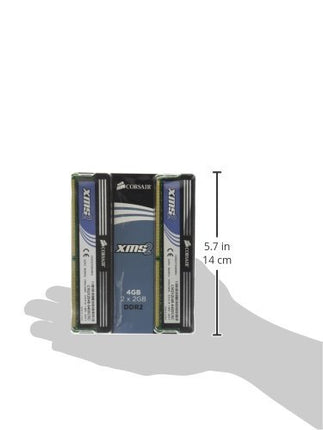 Corsair XMS2 4GB DDR2 RAM 800MHz CL5 2 x 2GB Desktop PC Memory UDIMM Kit