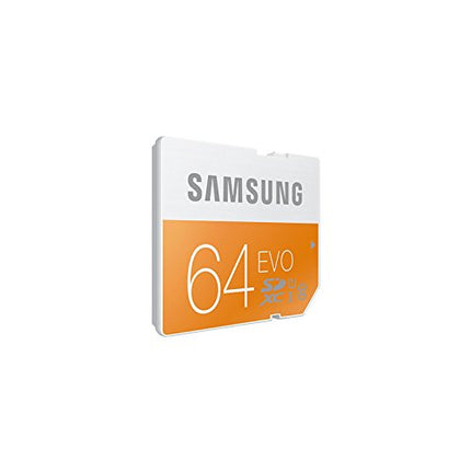 Samsung EVO 64GB SDXC UHS-I U1 Class 10 Up to 48MB/s Read SD Memory Card