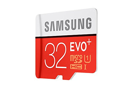 Samsung EVO Plus 32GB microSDHC UHS-I U1 80MB/s Read 20MB/s Write Card