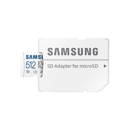 Samsung EVO Plus 512GB microSDXC UHS-I U3 V30 A2 120MB/s Write Memory Card