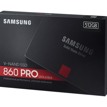 Samsung 860 PRO 512GB 2.5-inch SATA III SSD with MLC NAND and DRAM Cache