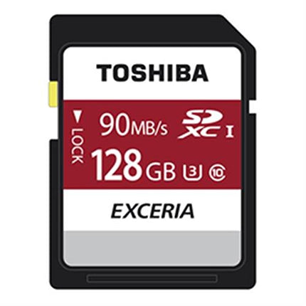 Toshiba EXCERIA N302 128GB SDXC UHS-I U3 Class 10 90MB/s Read Memory Card