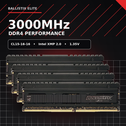 Crucial Ballistix Elite 16GB DDR4 3000MHz Desktop Computer Memory Module