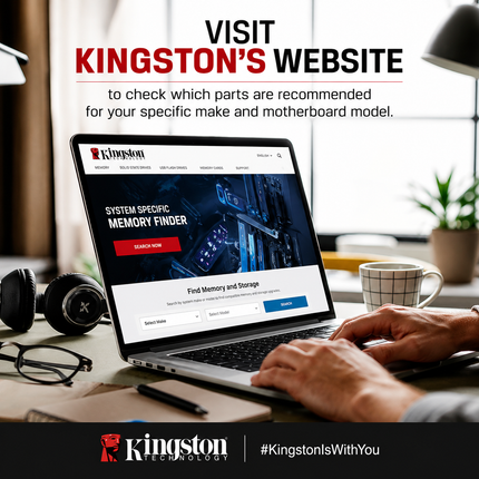 Kingston Branded Memory 32GB DDR5 RAM 4800MHz CL40 SO-DIMM Laptop PC RAM