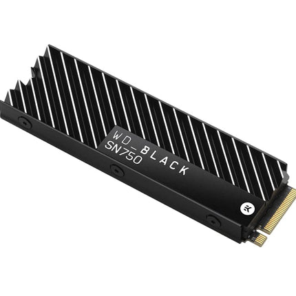 Western Digital WD_BLACK SN750 1TB NVMe SSD with Heatsink, PCIe 3.0 x4
