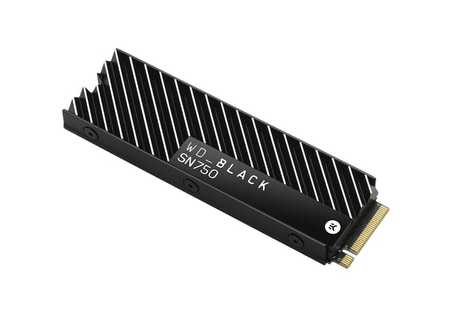 Western Digital WD_BLACK SN750 1TB NVMe SSD with Heatsink, PCIe 3.0 x4