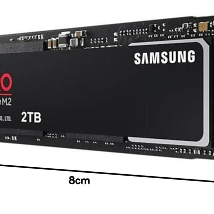 Samsung 980 PRO 2TB M.2 2280 PCIe 4.0 x4 NVMe SSD, 7,000MB/s Read Speed
