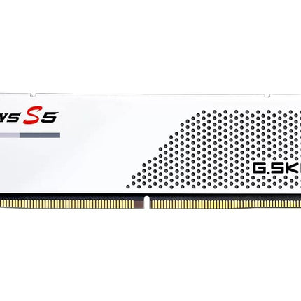G.SKILL Ripjaws S5 32GB DDR5 6000MHz CL30 2 x 16GB White Desktop RAM Kit
