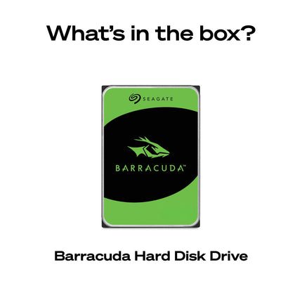 Seagate BarraCuda 8TB 3.5-inch SATA Desktop Hard Drive, 5400 RPM, 256MB
