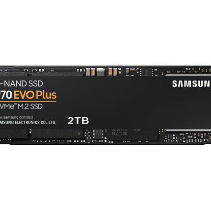 Samsung 970 EVO Plus 2TB M.2 2280 NVMe SSD, PCIe 3.0 x4, Internal SSD Drive