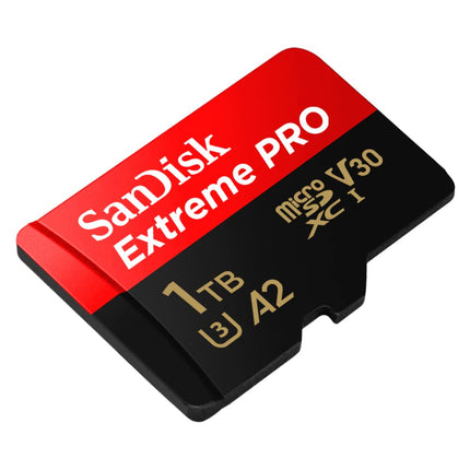 SanDisk Extreme PRO 1TB microSDXC UHS-I U3 V30 A2 140MB/s Write Memory Card