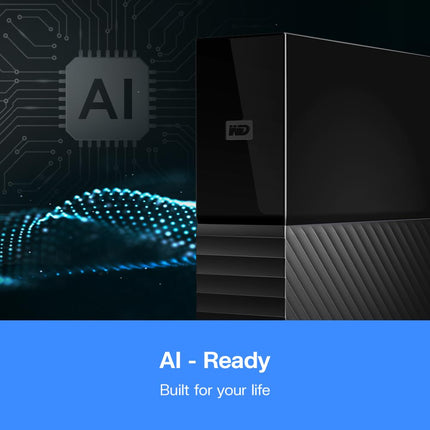 WD My Book 16TB Desktop External HDD USB 3.2 Gen 1 with Backup Software