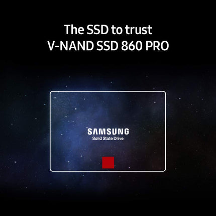 Samsung 860 PRO 1TB 2.5-inch SATA III SSD 560/530 MB/s for PC & Laptop