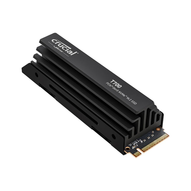 Crucial T700 1TB M.2 2280 NVMe SSD, PCIe 5.0 x4, Internal SSD with Heatsink