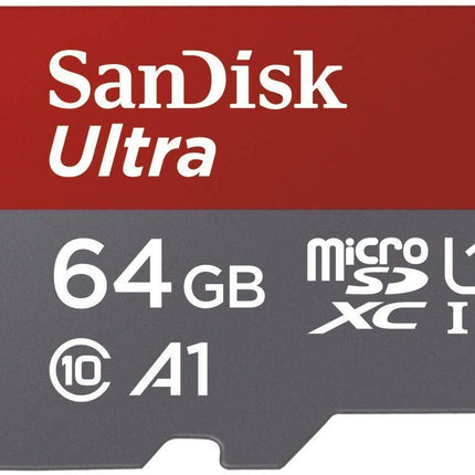 SanDisk Ultra 64GB microSDXC UHS-I U1 A1 Up to 100MB/s Read Memory Card