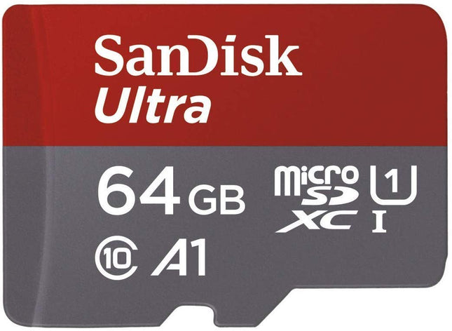 SanDisk Ultra 64GB microSDXC UHS-I U1 A1 Up to 100MB/s Read Memory Card
