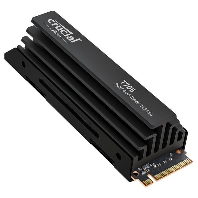 Crucial T705 2TB M.2 2280 NVMe SSD, PCIe 5.0 x4, Internal SSD with Heatsink