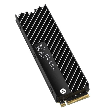 Western Digital WD_BLACK SN750 1TB NVMe SSD with Heatsink, PCIe 3.0 x4