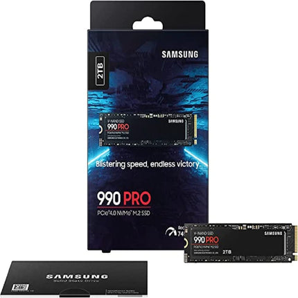 Samsung 990 PRO 2TB M.2 2280 NVMe SSD, PCIe 4.0 x4, Internal SSD Drive