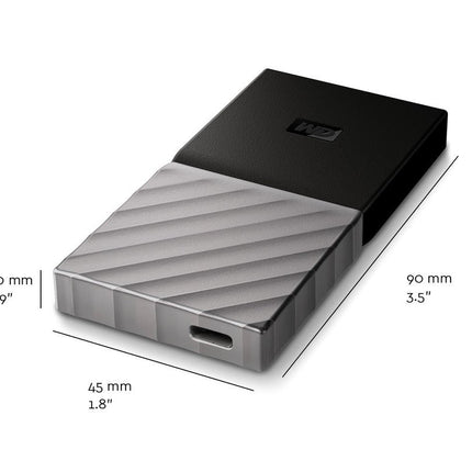Western Digital My Passport SSD 256GB USB-C External SSD Up to 515MB/s