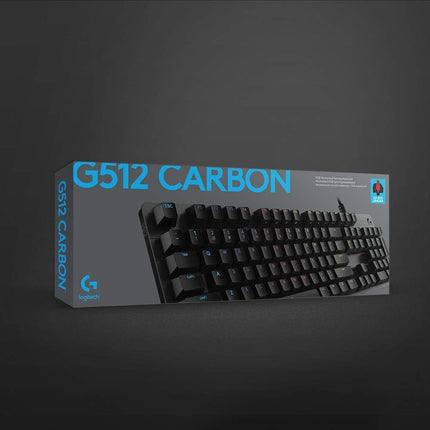 Logitech G512 Carbon Mechanical Gaming Keyboard UK Romer-G Tactile RGB