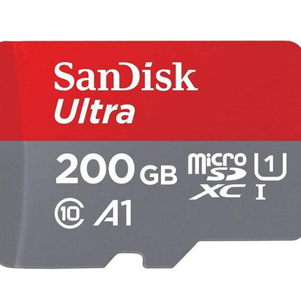 SanDisk Ultra 200GB microSDXC UHS-I Class 10 Up to 90MB/s Read Memory Card
