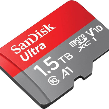 SanDisk Ultra 1.5TB microSDXC UHS-I A1 Memory Card with SD Adapter 150MB/s