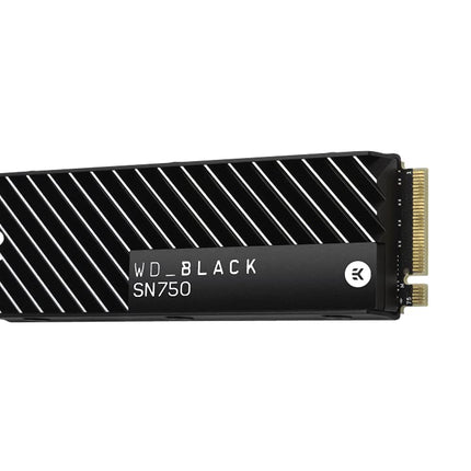 Western Digital WD_BLACK SN750 1TB NVMe SSD with Heatsink, PCIe 3.0 x4
