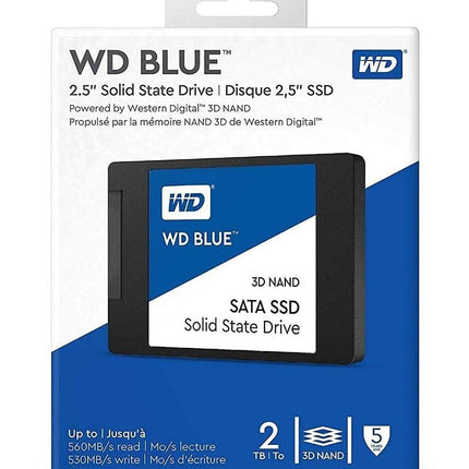 Western Digital WD Blue 3D NAND 2TB 2.5-inch SATA III SSD 560/530 MB/s