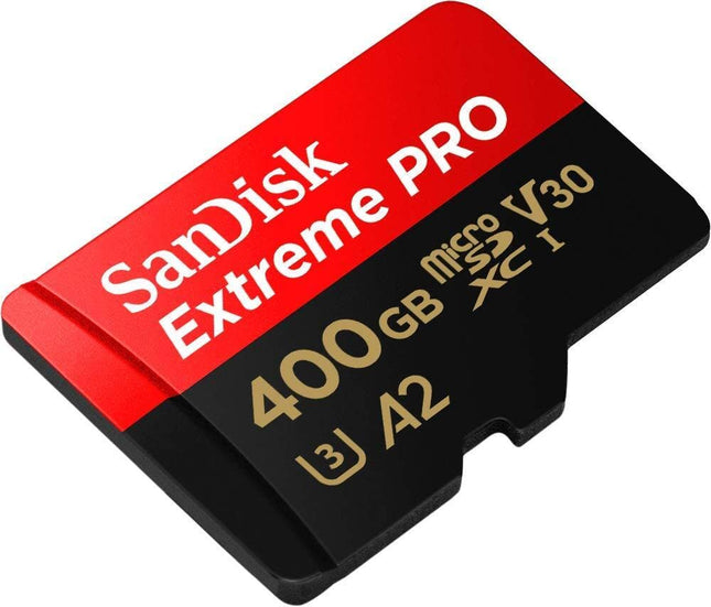 SanDisk Extreme PRO 400GB microSDXC UHS-I Class 10 U3 V30 A2 Memory Card