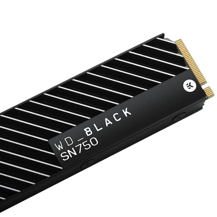 Western Digital WD_BLACK SN750 1TB NVMe SSD with Heatsink, PCIe 3.0 x4