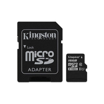 Kingston SDC4 16GB microSDHC Class 4 Up to 4MB/s Read Memory Card Black