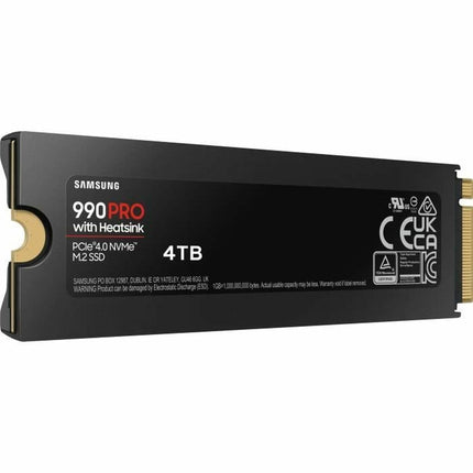 Samsung 990 PRO 4TB M.2 2280 NVMe SSD, PCIe 4.0 x4, Integrated Heatsink