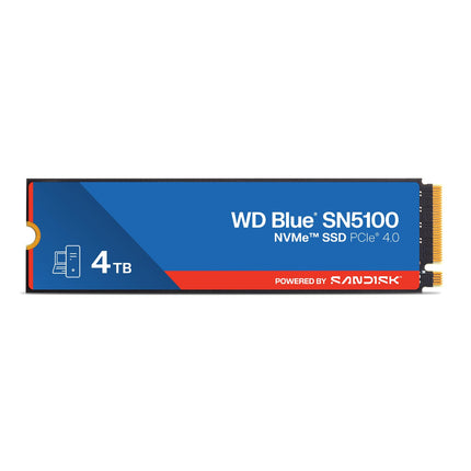 WD Blue SN5100 4TB M.2 2280 PCIe 4.0 x4 NVMe SSD Up to 6,900MB/s Internal