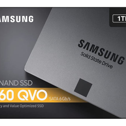 Samsung 860 QVO 1TB 2.5-inch SATA III SSD 550/520 MB/s for PC & Laptop