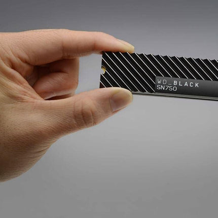 Western Digital WD_BLACK SN750 1TB NVMe SSD with Heatsink, PCIe 3.0 x4