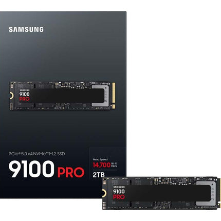 Samsung 9100 PRO 2TB M.2 2280 NVMe SSD, PCIe 5.0 x4, Internal SSD Drive