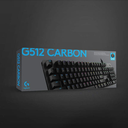 Logitech G512 Carbon Mechanical Gaming Keyboard UK Romer-G Tactile RGB