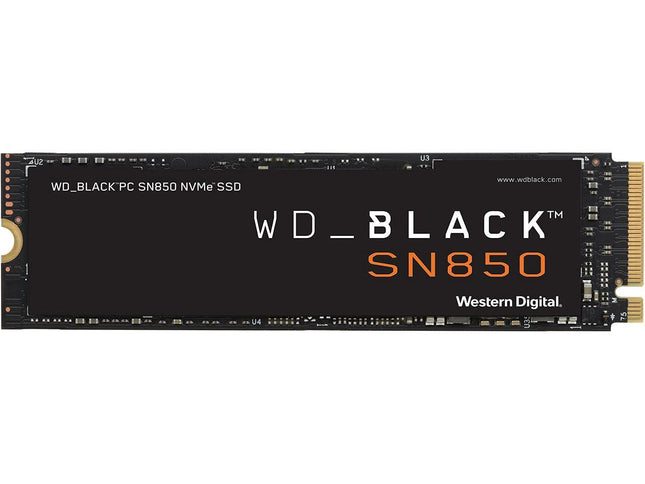 Western Digital WD_BLACK SN850 2TB NVMe SSD, PCIe 4.0 x4, Internal SSD