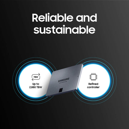 Samsung 870 QVO 4TB 2.5-inch SATA III SSD 560/530 MB/s for PC & Laptop