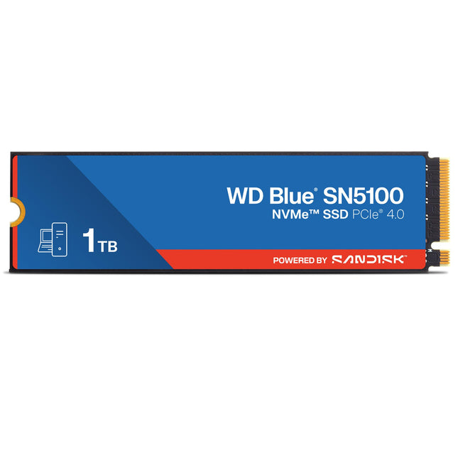 Western Digital WD Blue SN5100 1TB NVMe SSD, PCIe 4.0 x4, Internal SSD