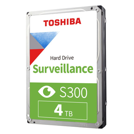 Toshiba S300 4TB 3.5-inch SATA Surveillance Hard Drive, 5400 RPM, 256MB