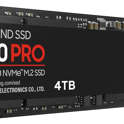 Samsung 990 PRO 4TB M.2 2280 NVMe SSD, PCIe 4.0 x4, Internal SSD Drive