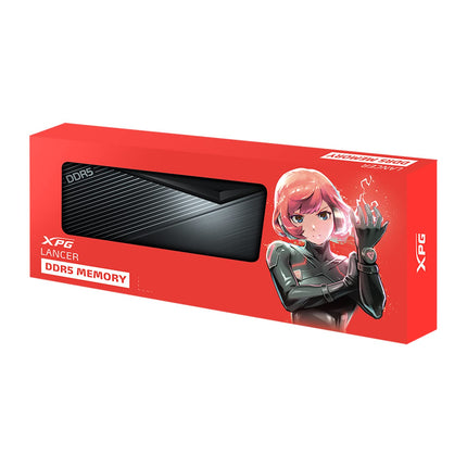 ADATA XPG Lancer 16GB, DDR5, 5200MHz (PC5-41600), CL38, 1.25V, ECC, XMP 3.0, PMIC, DIMM Memory Black AX5U5200C3816G-CLABK